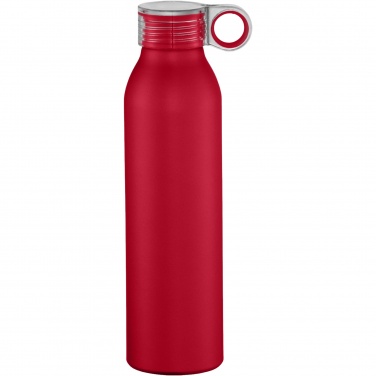 Logotrade Firmengeschenke das Foto: Grom 650 ml Aluminium Sportflasche