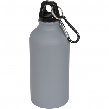 Logotrade Werbegeschenke das Foto: Oregon matte 400 ml Trinkflasche mit Karabiner