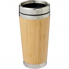 Bambus 450 ml Becher mit Bambus-Außenseite