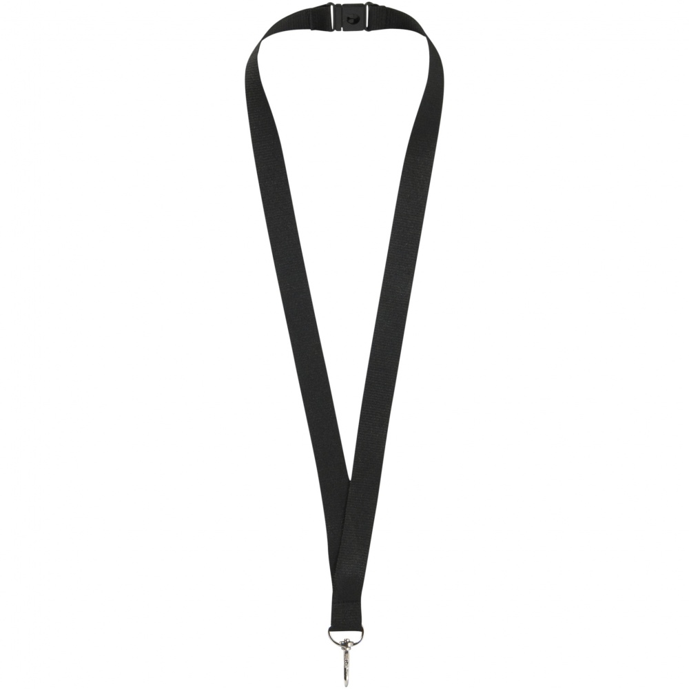 Logotrade Firmengeschenke das Foto: Lago Lanyard mit Sicherheitsverschluss