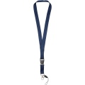 Sagan Lanyard mit abnehmbarer Schnalle und Handyband, Marine