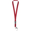 Sagan Lanyard mit abnehmbarer Schnalle und Handyband, Rot