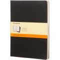 Moleskine Cahier Journal XL – liniert, Durchgehend schwarz