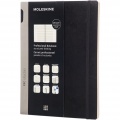 Moleskine Pro Softcover Notizbuch XL – liniert, Durchgehend schwarz