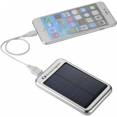 Logotrade Werbegeschenke das Foto: Bask 4000 mAh Solar Powerbank