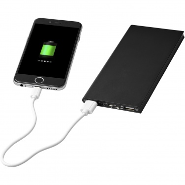 Logotrade werbemittel das Foto: Plate 8000 mAh Aluminium-Powerbank