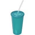 Stadion 350 ml doppelwandiger Becher, Hellblau