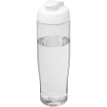 H2O Active® Tempo 700 ml Sportflasche mit Klappdeckel, Transparent / Weiß