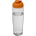 H2O Active® Tempo 700 ml Sportflasche mit Klappdeckel, Transparent / Orange