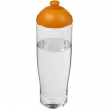 H2O Active® Tempo 700 ml Sportflasche mit Stülpdeckel, Transparent / Orange