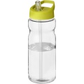 H2O Active® Base 650 ml Sportflasche mit Ausgussdeckel, Transparent / Limettengrün