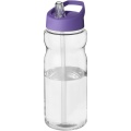 H2O Active® Base 650 ml Sportflasche mit Ausgussdeckel, Transparent / Lila