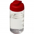 H2O Active® Bop 500 ml Sportflasche mit Klappdeckel, Transparent / Rot