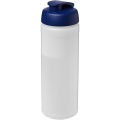 Baseline® Plus 750 ml Flasche mit Klappdeckel, Transparent / Blau