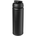 Baseline® Plus grip 750 ml Sportflasche mit Klappdeckel, Durchgehend schwarz