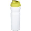 Baseline® Plus 650 ml Sportflasche mit Klappdeckel, Weiß / Limette