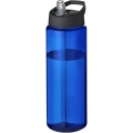 H2O Active® Vibe 850 ml Sportflasche mit Ausgussdeckel, Blau / Tiefschwarz