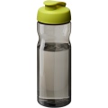 H2O Active® Eco Base 650 ml Sportflasche mit Klappdeckel, Anthrazit / Limettengrün