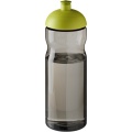 H2O Active® Eco Base 650 ml Sportflasche mit Stülpdeckel, Anthrazit / Limettengrün