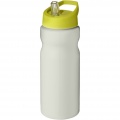 H2O Active® Eco Base 650 ml Sportflasche mit Ausgussdeckel, Elfenbeinweiß / Limette