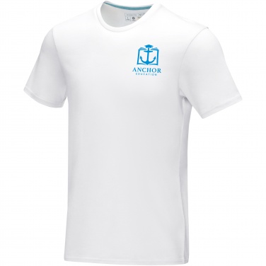 Logotrade Logogeschenke das Foto: Azurite T-Shirt aus Bio-Baumwolle für Herren