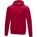 Ruby Hoodie mit durchgehendem Reißverschluss aus Bio-Material für Herren, Rot