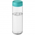 H2O Active® Vibe 850 ml Sportflasche mit Drehdeckel, Transparent / Aquablau