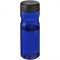 H2O Active® Eco Base 650 ml Sportflasche mit Drehdeckel, Blau / Tiefschwarz