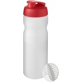 Baseline Plus 650 ml Shakerflasche, Rot / Mattklar