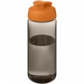 H2O Active® Octave Tritan™ 600-ml-Sportflasche mit Klappdeckel, Anthrazit / Orange