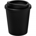 Americano® Espresso 250 ml recycelter Isolierbecher , Durchgehend schwarz