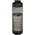 H2O Active® Eco Treble 750 ml Sportflasche mit Stülpdeckel, Anthrazit / Tiefschwarz