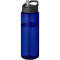 H2O Active® Eco Vibe 850 ml Sportflasche mit Ausgussdeckel , Blau / Tiefschwarz