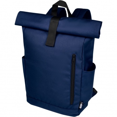 Logotrade Geschäftsgeschenke das Foto: Byron 15,6" GRS RPET Roll-Top Rucksack 18 L