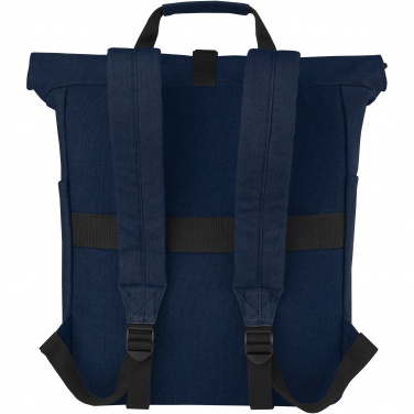 : Joey 15" GRS Rolltop Laptoprucksack aus recyceltem Canvas 15 L