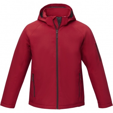 Logotrade Firmengeschenke das Foto: Notus wattierte Softshell Herrenjacke