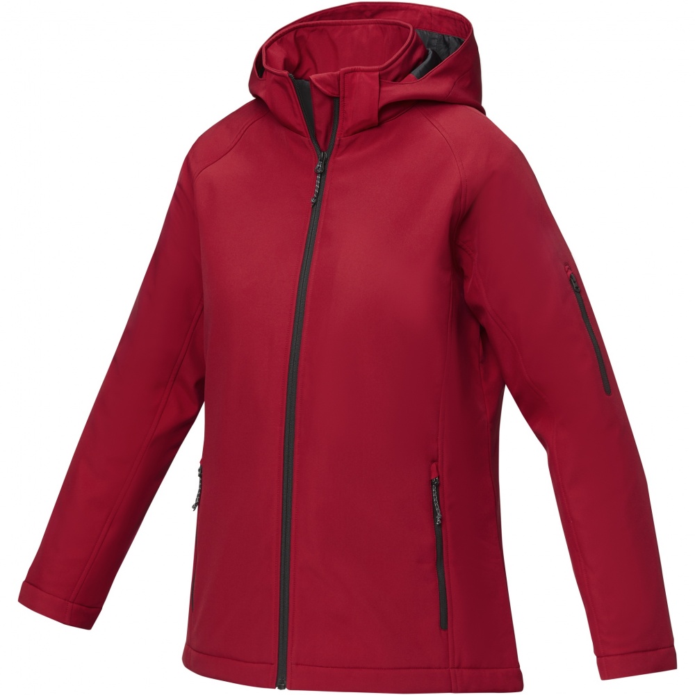 Logotrade Logogeschenke das Foto: Notus wattierte Softshell Damenjacke