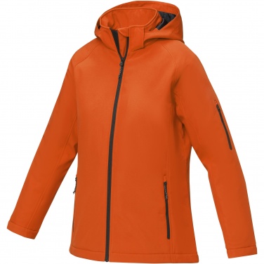 Logotrade Firmengeschenke das Foto: Notus wattierte Softshell Damenjacke