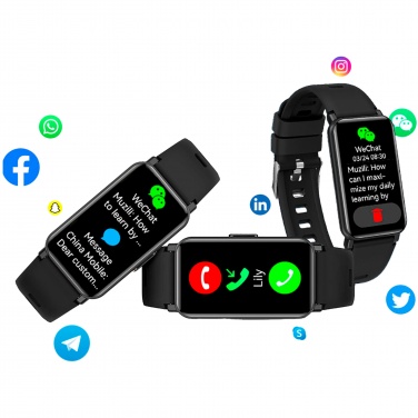 Logotrade Logogeschenke das Foto: Prixton AT806 Multisport-Smartband mit GPS