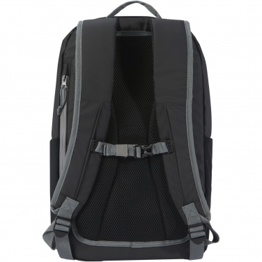 Logotrade Werbeartikel das Foto: Aqua wasserabweisender 15" Laptop-Rucksack aus GRS Recyclingmaterial 21 L