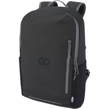 Logotrade Firmengeschenke das Foto: Aqua wasserabweisender 15" Laptop-Rucksack aus GRS Recyclingmaterial 21 L