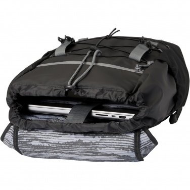 Logotrade Geschäftsgeschenke das Foto: Aqua 15,6" GRS recycelter wasserabweisender Laptop-Rucksack 23 L