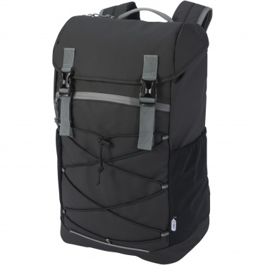 Logotrade Geschäftsgeschenke das Foto: Aqua 15,6" GRS recycelter wasserabweisender Laptop-Rucksack 23 L