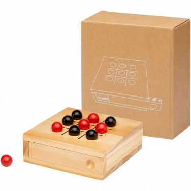 Logotrade werbemittel das Foto: Strobus Tic-Tac-Toe Spiel aus Holz