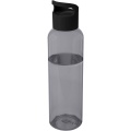 Sky  650 ml Sportflasche aus recyceltem Kunststoff, Durchgehend schwarz