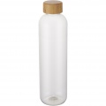 Ziggs 1000 ml Sportflasche aus recyceltem Kunststoff , Transparent klar