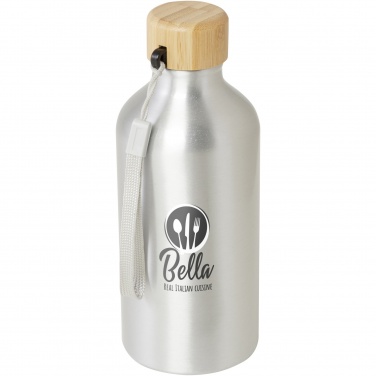 Logotrade Geschäftsgeschenke das Foto: Malpeza 500 ml RCS-zertifizierte Wasserflasche aus recyceltem Aluminium 