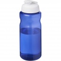 H2O Active® Eco Big Base 1L Sportflasche mit Klappdeckel , Blau / Weiß