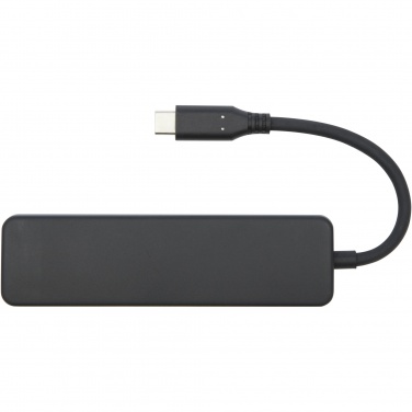 Logotrade Geschäftsgeschenke das Foto: Loop Multimedia-Adapter aus recyceltem RCS Kunststoff USB 2.0-3.0 mit HDMI-Anschluss