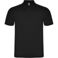 Austral Poloshirt Unisex , Durchgehend schwarz